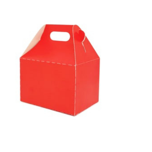 Deluxe Food Boxes- Made with Recycled Material -Red or PolkaDot Color